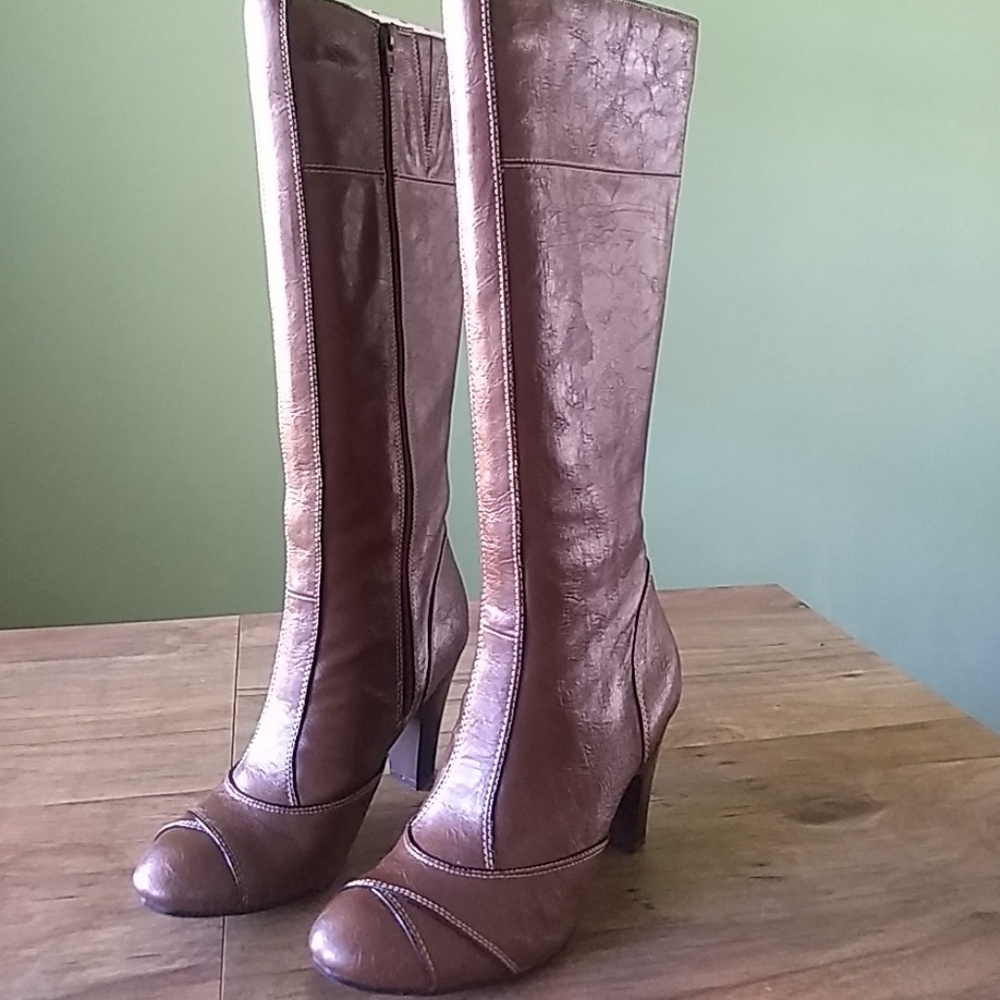 Brown Boots with Heels